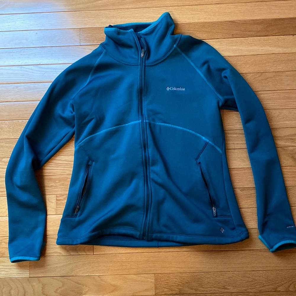 XL green Columbia zip up jacket